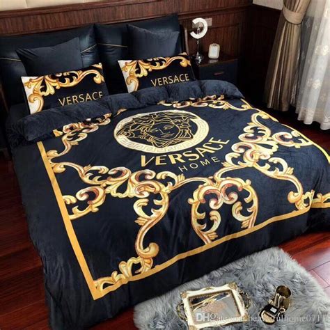 letto versace nero